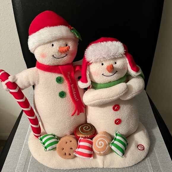 HALLMARK 2008 VINTAGE AUTHENTIC JINGLE PALS MUSICAL DANCING COLLECTIBLE SNOWMEN